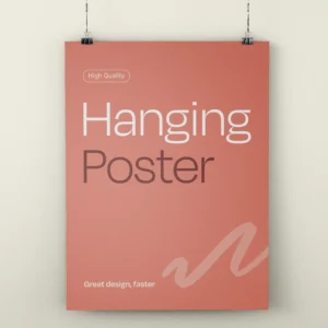 hanging poster copy