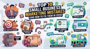 Top 10 Small Business Marketing Mistakes (and How to Fix Them in 2026)