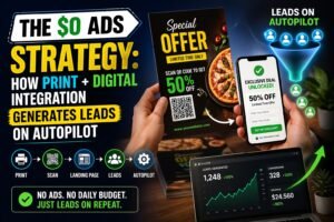 The $0 Ads Strategy: How Print + Digital Integration Generates Leads on Autopilot